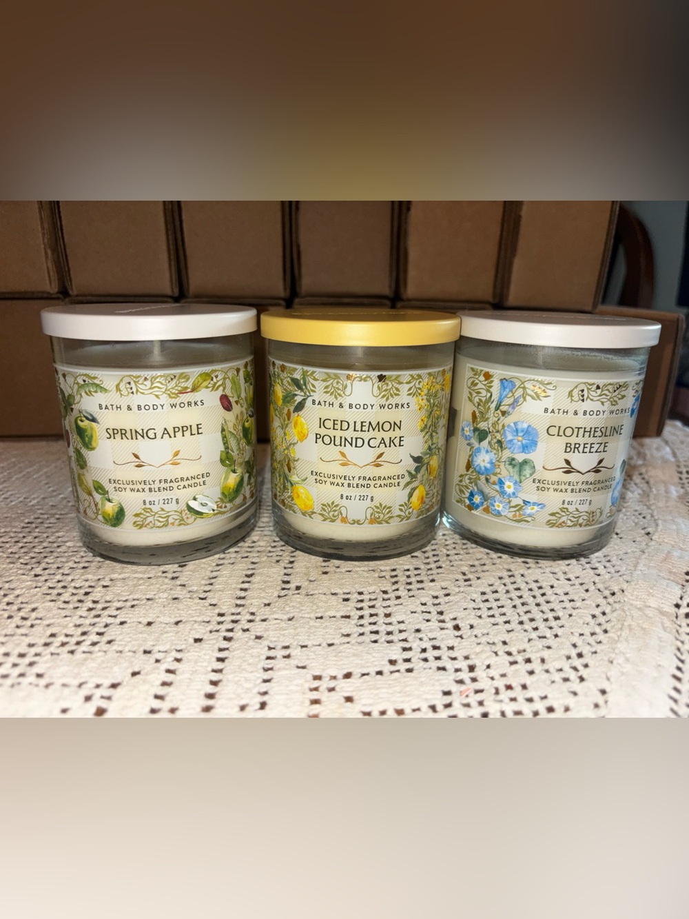 (2026) Bath & Body Works Candles - Yellow
